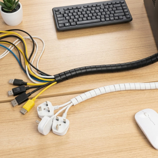 Flexible Cable & Wire Organizer Sleeve Flexible Cable & Wire Organizer Sleeve