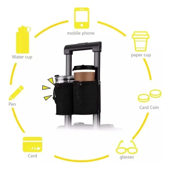 amazon luggage drink holder