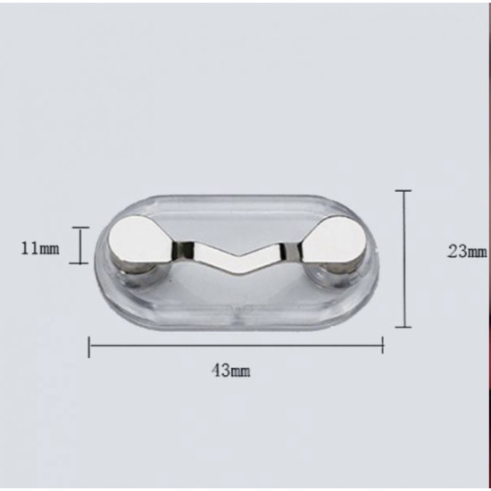 Magnetic Accessory Holder for Glasses, Earphones & Keys
