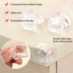 Soft Corner Protectors for Tables and Furniture Safety (4 Pieces)