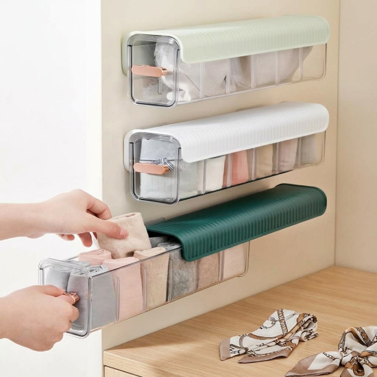 Wall Mounted Hanging Storage Cabinet for Clothes and Accessories