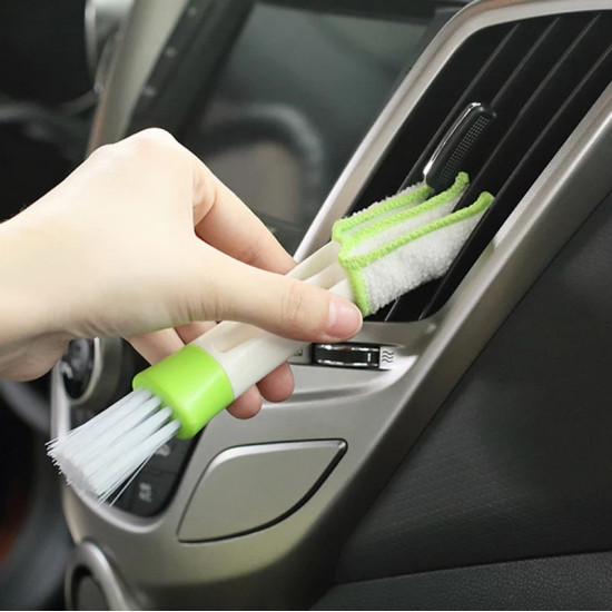 Precision Cleaning Brush for Narrow Spaces and Air Vents