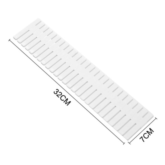 Adjustable Drawer Dividers for Organizing Drawers and Accessories (4 Pieces)